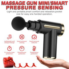 4-in-1 Electric Massage Gun with 6 Speeds