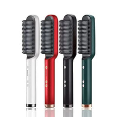 909 Hair Straightener Brush with 6 Heat Settings