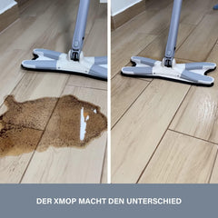 XMOP Microfiber Floor Mop with 1 Cleaning Cloth