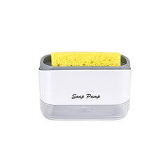 Royal 2-in-1 Soap Pump Dispenser with Sponge Holder โ Kitchen Dishwashing Soap Dispenser