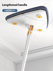 Royal Triangle Microfiber Self-Wringing Floor Mop โ 360ยฐ Corner Cleaning Dust Mop