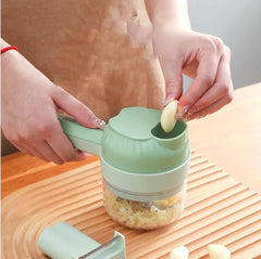 Electric Handheld Vegetable Cutter & Food Chopper โ USB Rechargeable Mini Garlic & Vegetable Slicer