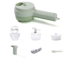 Electric Handheld Vegetable Cutter & Food Chopper โ USB Rechargeable Mini Garlic & Vegetable Slicer