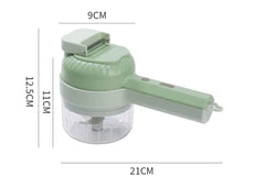 Electric Handheld Vegetable Cutter & Food Chopper โ USB Rechargeable Mini Garlic & Vegetable Slicer