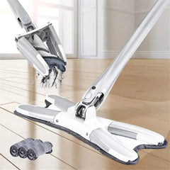 XMOP Microfiber Floor Mop with 1 Cleaning Cloth