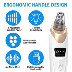 Electric Blackhead Remover – Pore Cleaning & Facial Care Device