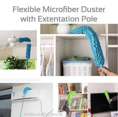 Flexible Microfiber Duster with Telescopic Handle