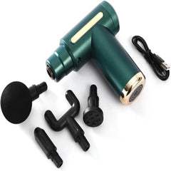 4-in-1 Electric Massage Gun with 6 Speeds