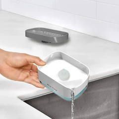 Royal 2-in-1 Soap Pump Dispenser with Sponge Holder – Kitchen Dishwashing Soap Dispenser