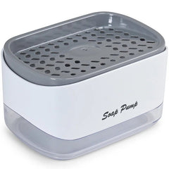 Royal 2-in-1 Soap Pump Dispenser with Sponge Holder – Kitchen Dishwashing Soap Dispenser