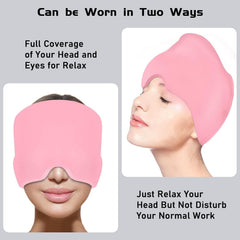 Migraine Relief Cap – Reusable Hot & Cold Gel Headache Relief Cap