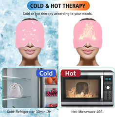 Migraine Relief Cap – Reusable Hot & Cold Gel Headache Relief Cap