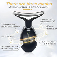 Vegena Electric Face Massager with 3 Modes & 45°C Warm Care