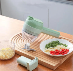 Electric Handheld Vegetable Cutter & Food Chopper – USB Rechargeable Mini Garlic & Vegetable Slicer