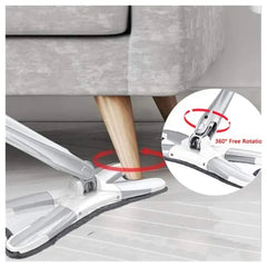 XMOP Microfiber Floor Mop with 1 Cleaning Cloth
