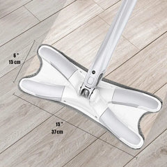 XMOP Microfiber Floor Mop with 1 Cleaning Cloth
