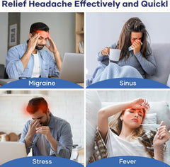 Migraine Relief Cap – Reusable Hot & Cold Gel Headache Relief Cap