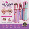 Flawless 2-in-1 USB Rechargeable Eyebrow Trimmer & Facial Hair Remover (HX-203B)