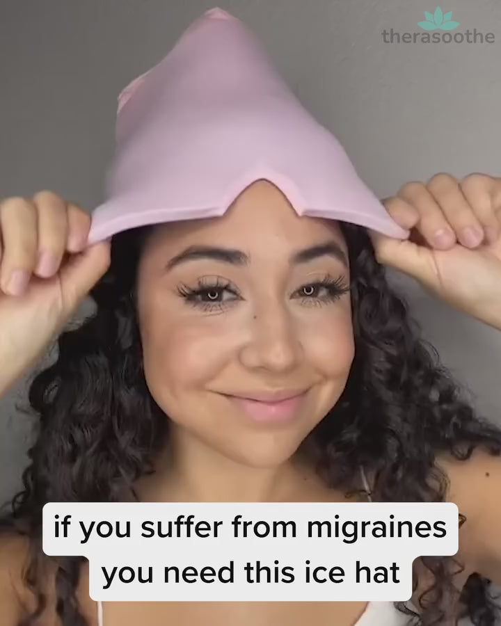 Migraine Relief Cap – Reusable Hot & Cold Gel Headache Relief Cap