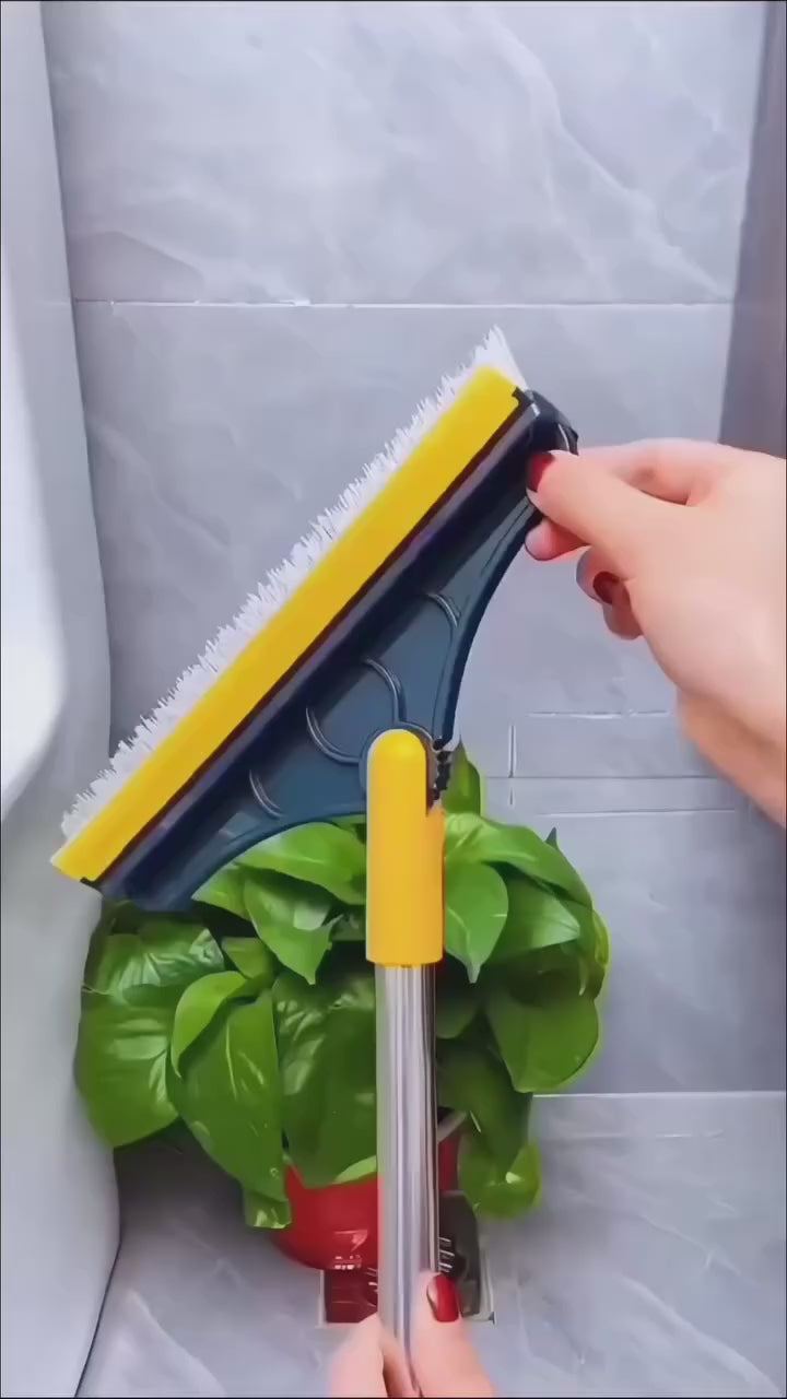 2-in-1 Floor Cleaning Brush – 120° Rotating Scrubber